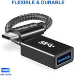 USB C to USB 3.2 Adapter, Transfer up to 10Gbps, Type C to USB(Male-Female OTG - Image 8