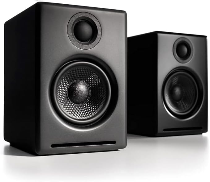 Audioengine A2+ Desktop 24 Bit Wireless Bluetooth Desktop Speakers - 60W by Audioengine
