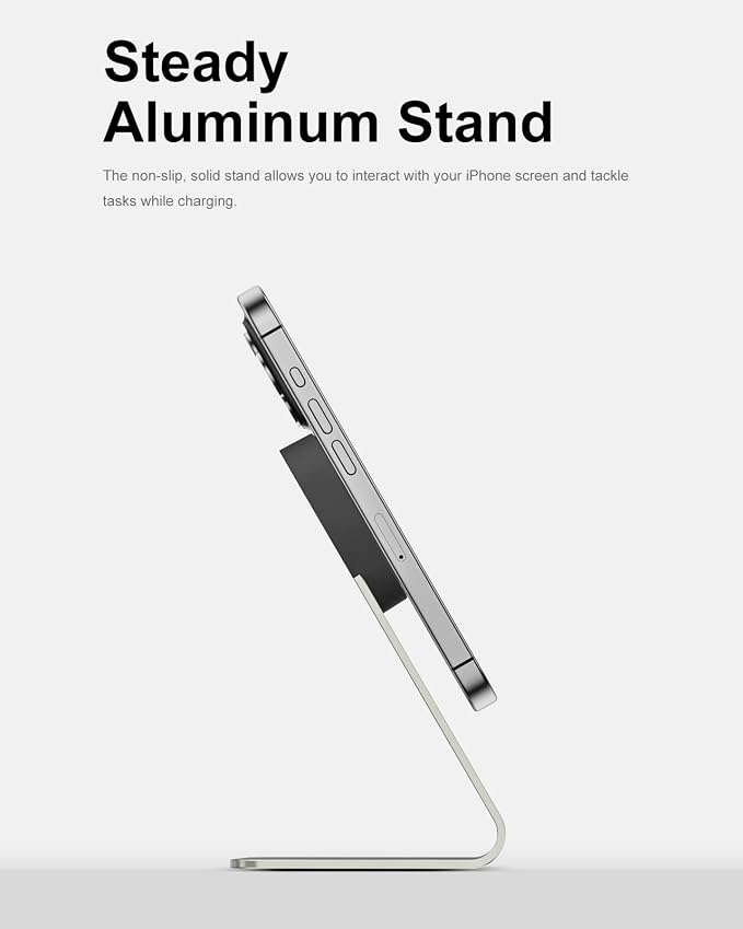 MagSafe Charger Stand 15W Fast Charging Magnetic Charger, Compatible - Image 5