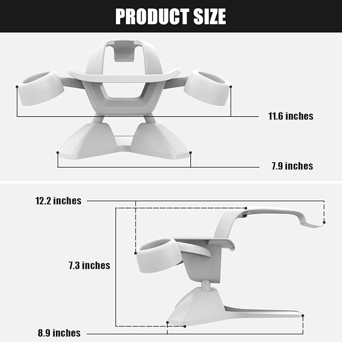 Dollox VR Stand, VR Headset Stand VR Display Holder Storage Virtual Reality - Image 5