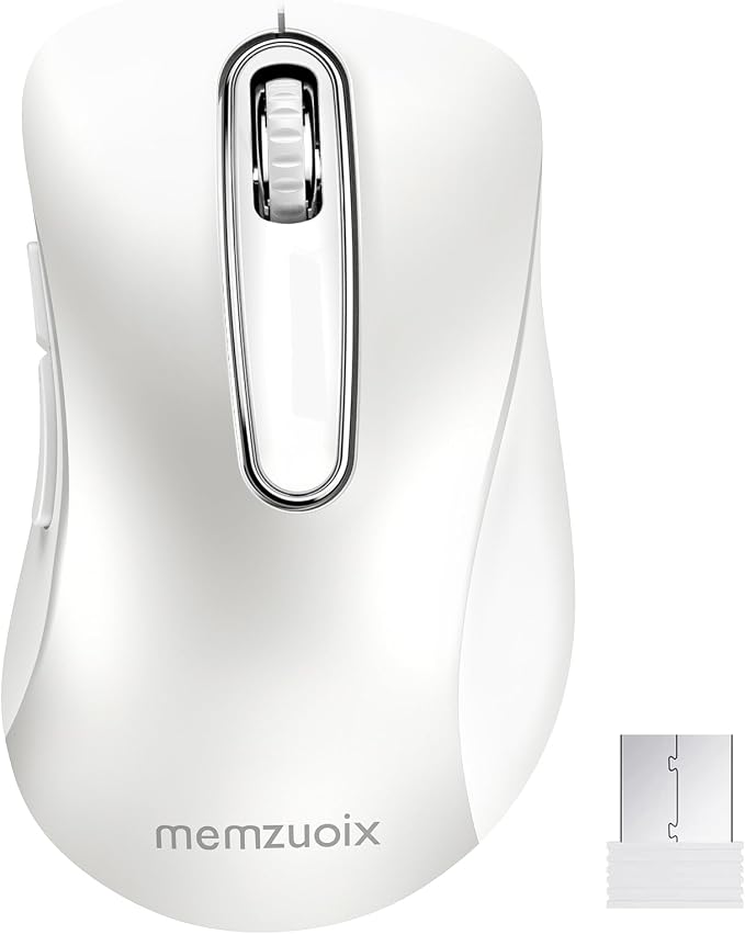 memzuoix 2.4G Wireless Mouse, 1400 DPI Computer Mice by memzuoix