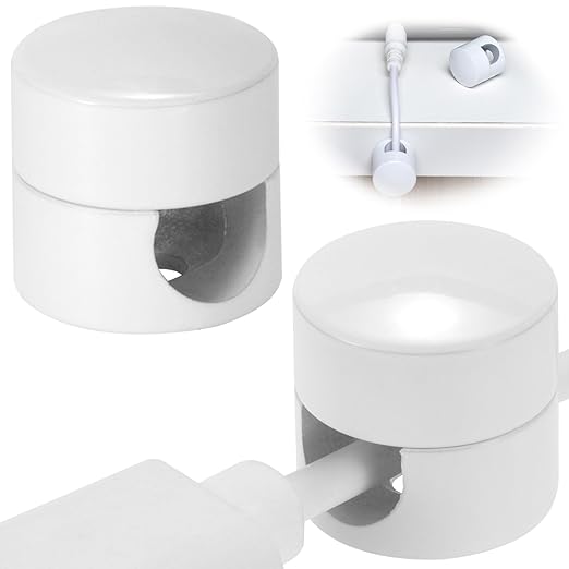 2 Sets Charger Holders for Cords, Adhesive Metal Cord Clips, Cable Management by Unknown