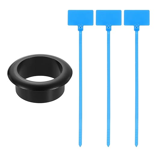 uxcell Desk Grommet, 1-3/8" Zinc Alloy Cable Hole Cover Wire Cord Organizer by uxcell