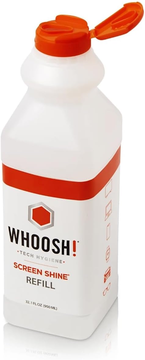 WHOOSH! Electronic Screen Cleaner Refill, 32.1 fl oz | Screen Cleaning Liquid - Image 2