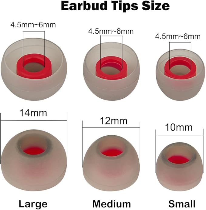 Earbud Tips Replacement Earbud Tips Earbud Replacement Tips Headphone Earbud - Image 3