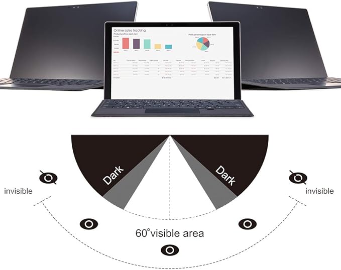 FILMEXT for Microsoft Surface Pro 7 Plus/7/6/5/4/3 Fully Removable Privacy - Image 2