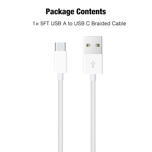 iPhone 15/16/16E/17 USB A to USB C Woven Cable - Image 8