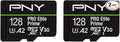 PNY 128GB PRO Elite Prime C10 U3 V30 A2 microSDXC Flash Memory Card – by PNY