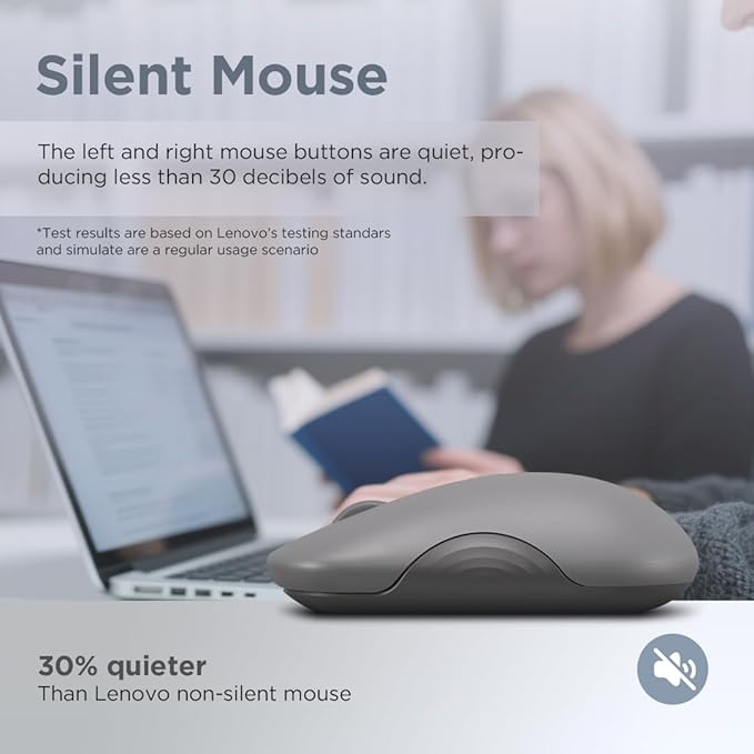 Lenovo 350 Wireless Bluetooth Mouse, Silent Click, 3 Level DPI, 36 Month - Image 5