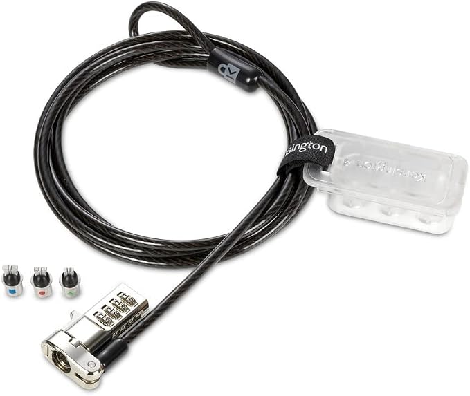 Kensington Universal 3-in-1 Combination Laptop Lock, Computer Security Locking by Kensington