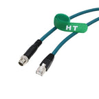 M12 Ethernet 8 Pin X-Code Male to RJ45 CAT-7e Gigabit Cable - Image 6