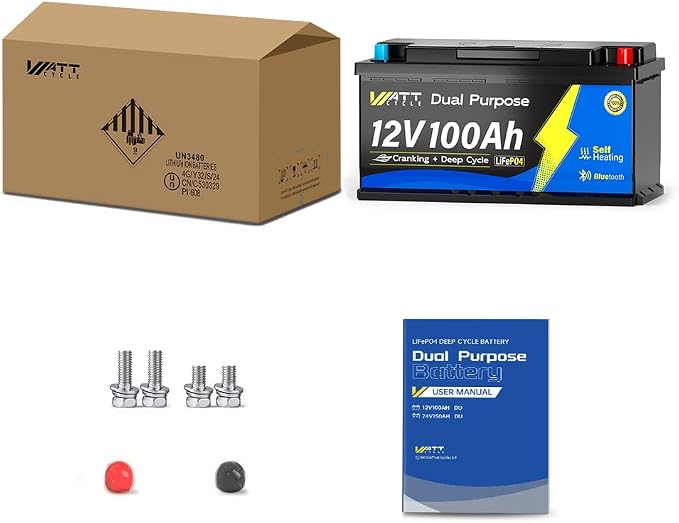 12V 100Ah Bluetooth LiFePO4 Battery, Lithium Battery - Image 9