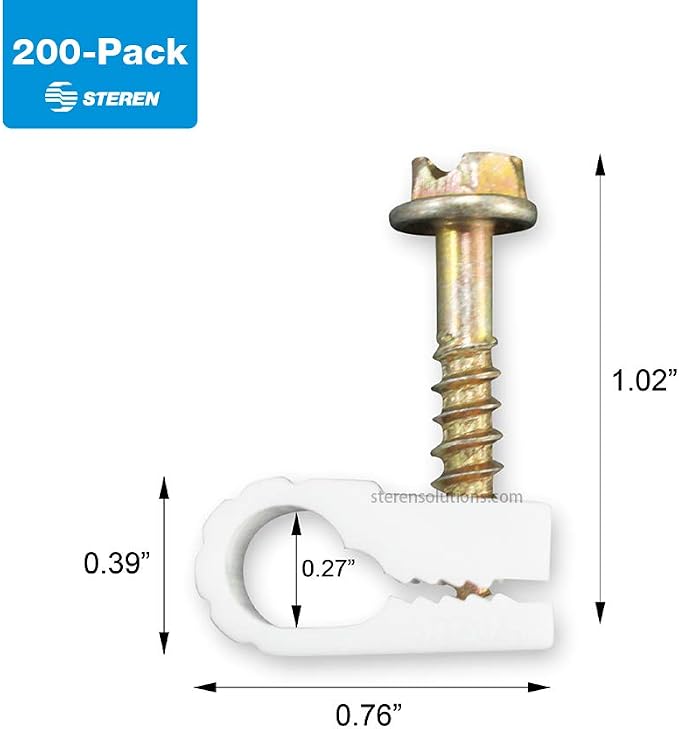 STEREN Coaxial Cable Clips - Image 4