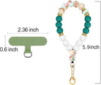 Marble Silicone Beaded Phone Wrist Strap, Cellphone Lanyard - Image 6