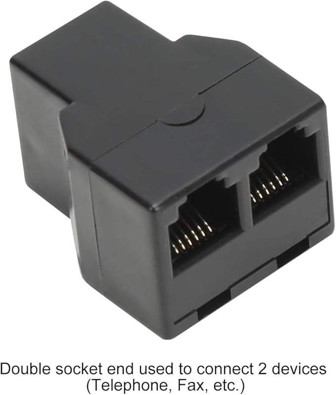 Uvital RJ12 6P6C 3 Female Telephone Line Splitters, Phone Jack Splitter - Image 5