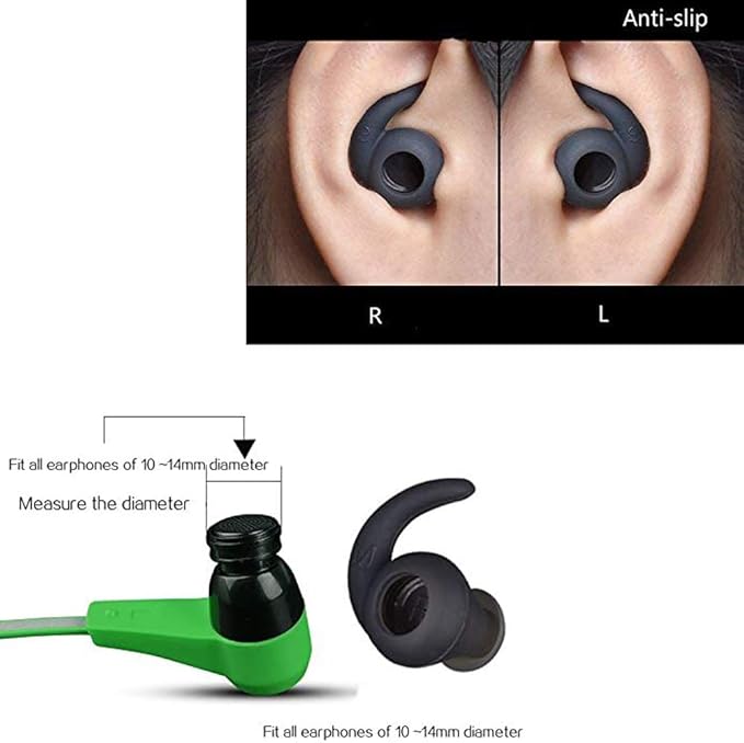 3 Pairs Silicone Eargel Replacement Earbuds Eartips Compatible - Image 3