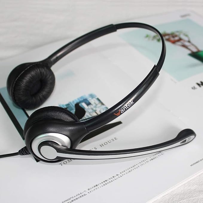 Cell Phone Headset with Microphone Noise Cancelling & Call Controls, 3.5mm - Image 8
