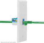 Cmple - RJ45 Keystone Jack 90 Degree Cat5e Keystone Jack Insert Punch Down RJ45 - Image 5