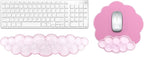 Gel Cloud Keyboard and Mouse Wrist Rest, Cute Wrist Support and Arm Support Rest by KEPUTAIER