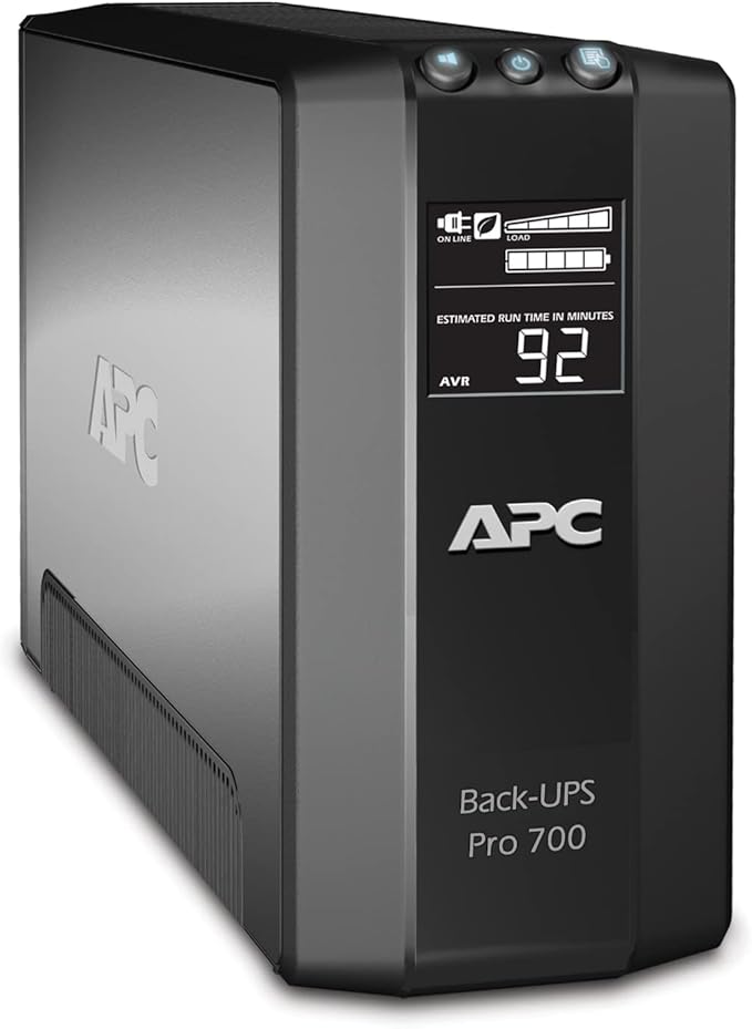 APC Back-UPS Pro 700VA UPS, 420W Battery Backup & Surge Protector, 6 Outlets - Image 3