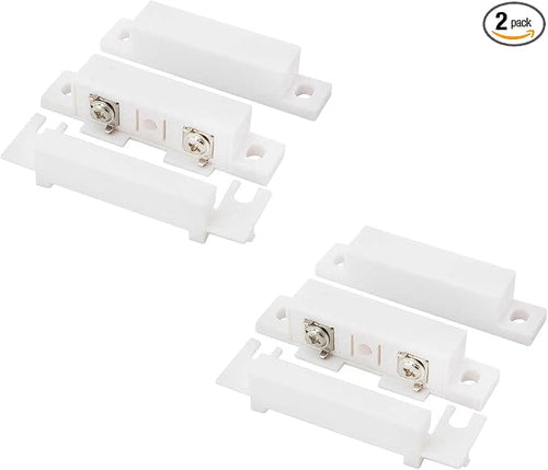 2Pcs Magnetic Reed Switch Wired Surface Mount Normally Closed NC Contact Sensor by FOCMKEAS