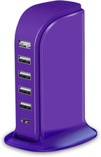 iPhone Charger Fast Charging Upoy, 6 Ports USB Blocks, Power Adapter 1 USB C + by TechGadgetsInYourMind