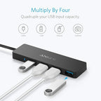 Anker 4-Port USB 3.0 Hub, Ultra-Slim Data USB Hub - Image 5