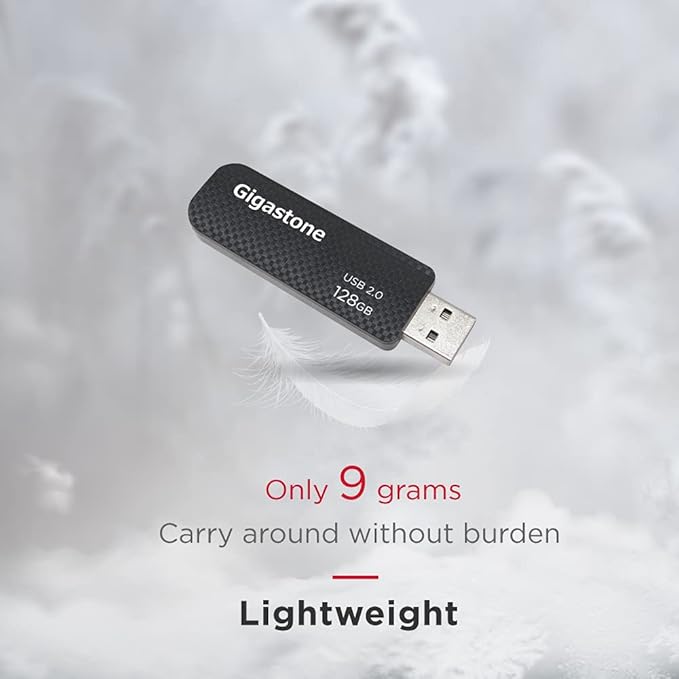 GIGASTONE V30 128GB USB 2.0 Flash Drive 5-Pack, Capless Retractable Design Pen - Image 6