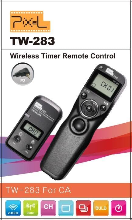 Pixel Remote Timer TW283-E3 LCD Multi-Function Shutter Remote Release Timer - Image 8