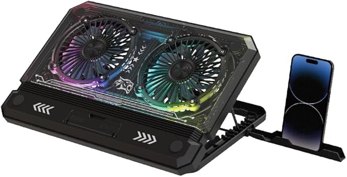 Gaming Crystal Shell Laptop Cooling Pad by Porodo