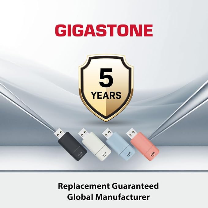 GIGASTONE 32GB Flash Drive Z60NB USB 3.2 Gen 1, Ultra Fast, Retractable Capless - Image 6