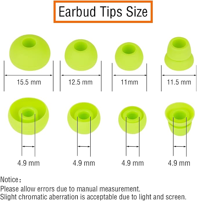 Replacement Silicone Eartips Earbuds Eargels Compatible - Image 2