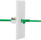 Cmple - RJ45 Keystone Jack 90 Degree Cat5e Keystone Jack Insert Punch Down RJ45 - Image 5