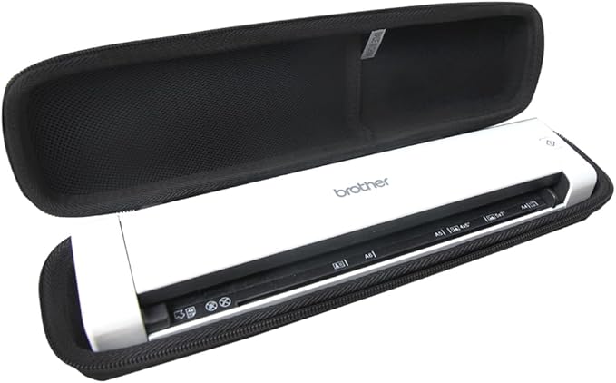 Adada Hard Travel Case for Brother DS-640 / DS-740D / DS-720D Duplex Compact by adada