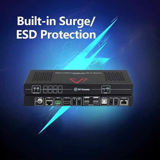 HDBaesT HDMI USB KVM Extender 4K60Hz 4:4:4 18Gbps 1080P HDR 330ft Over - Image 8