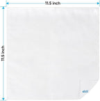 HOMEXCEL White Microfiber Cleaning Cloth, 12 Pack Premium Microfiber Towels - Image 7