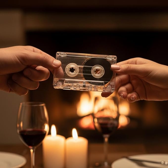 Blank Cassette Tape Case, 45/60/90 Minutes Clear Audio Recording Tape, Empty - Image 8