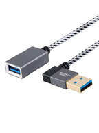 CableCreation [2-Pack Short USB 3.0 Extension Cable Right Angle, 1FT Male to - Image 6