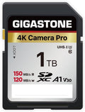 GIGASTONE 1TB SDXC Memory Card 4K Pro Series Camera Transfer Speed Up to by Gigastone