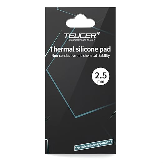 Thermal Pad 14.8 W/mK, Non Conductive Heat Resistance High Temperature by WithFlying