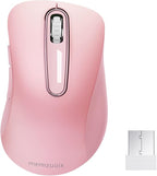 memzuoix 2.4G Wireless Mouse, 1400 DPI Mobile Optical Cordless Mouse by memzuoix