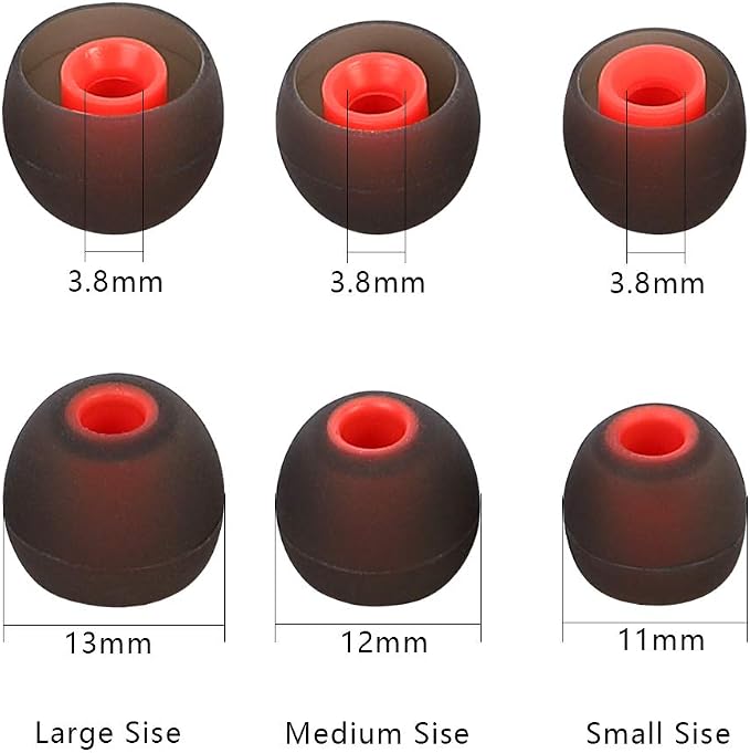 Earbud Tips Earbuds Replacement Tips Ear Tips Earbuds Eartips Eargels 9 Pairs - Image 5