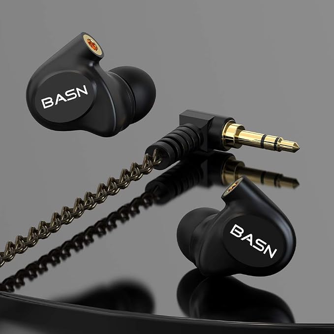 BASN Metalen in-Ear Monitors Headphones, 4 Drivers Musicians Noise Isolating - Image 7