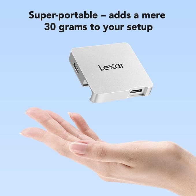 Lexar Professional Go Portable Hub, Four Type-C Ports, USB 3.2 Gen 2, - Image 6