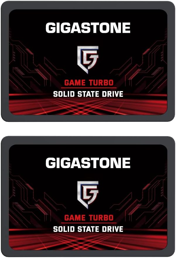 Gigastone SATA SSD 128GB 2.5 inch SSD 520MB/s Upgrade Laptop PC Memory and by Gigastone
