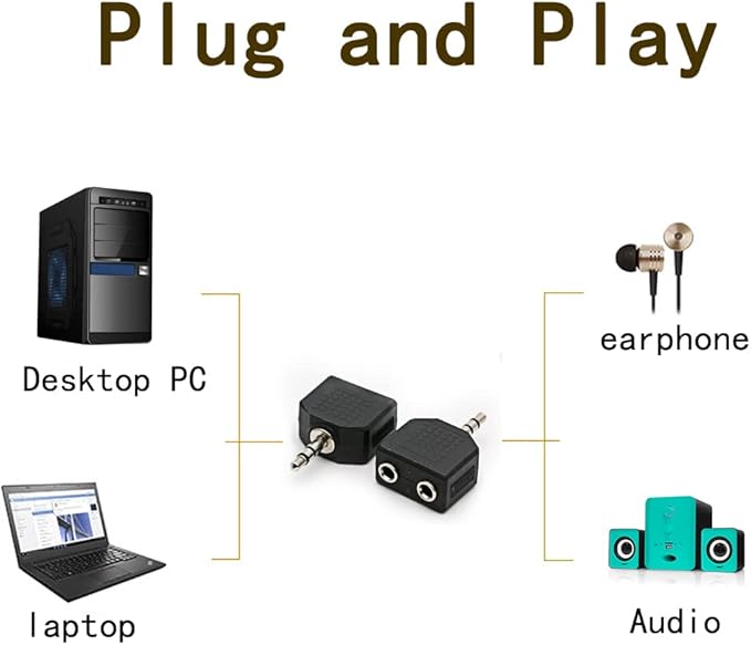 3.5mm Headphone Y Splitter - Image 5