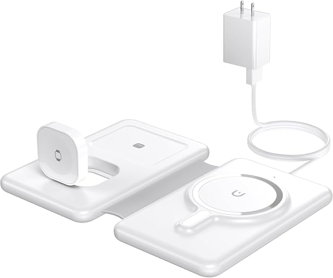 Magnetic Wireless Charger for iPhone: 3 in 1 Travel Charging Station for Apple - Image 9