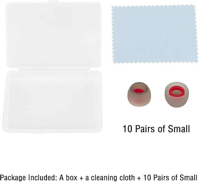 10 Pairs Small Earbud Tips Replacement Ear Tips - Image 2