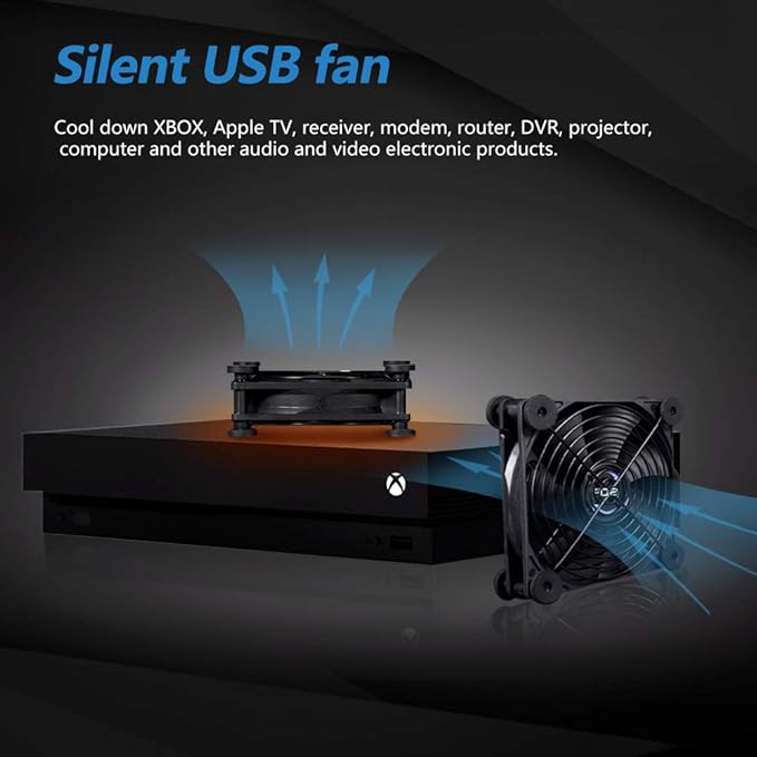 SCCCF Dual 120mm USB Cooling Fan - Image 2