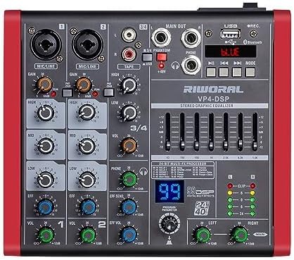 4 Channel Audio Interface DJ Mixer - Image 8